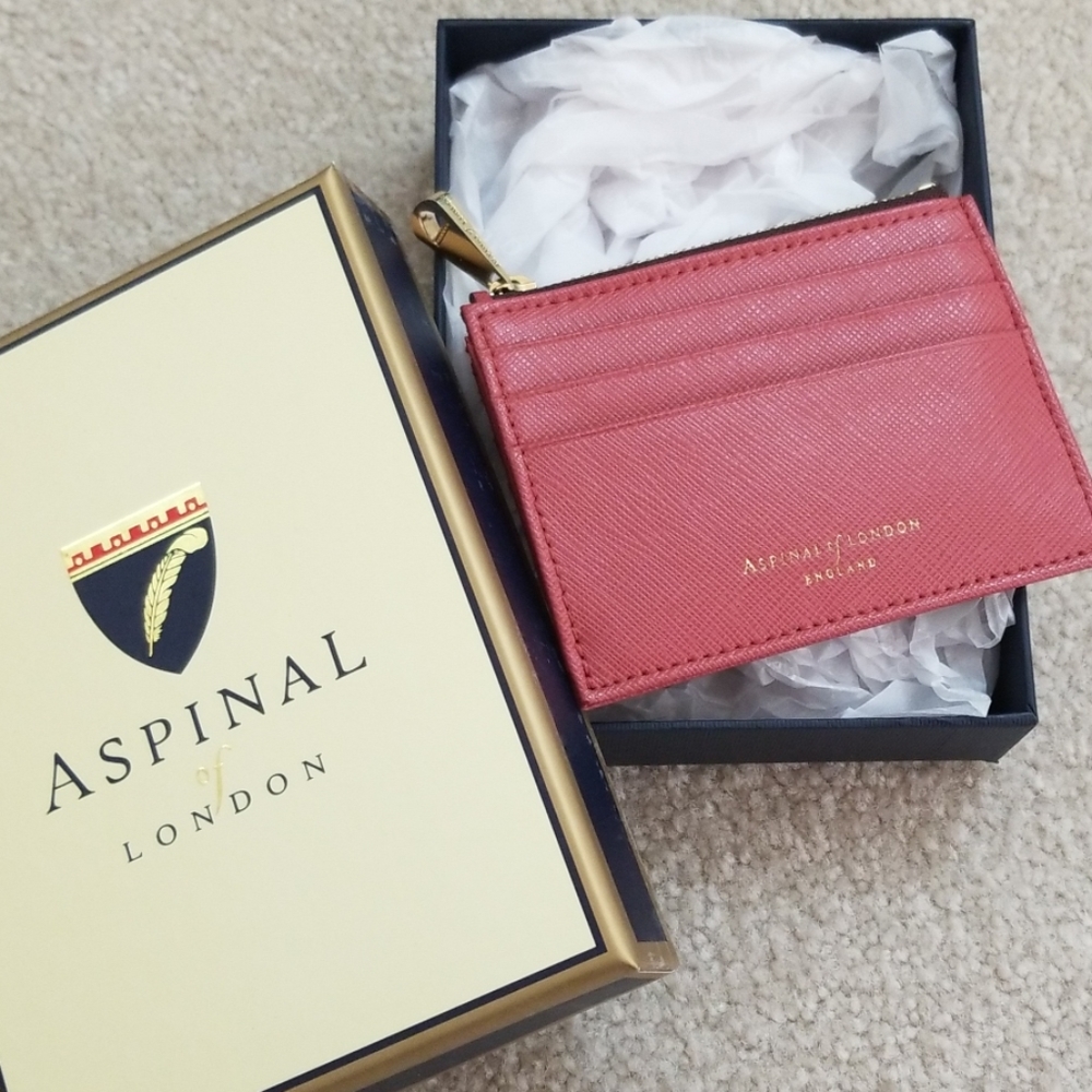 Double Sided Zipped Card & Coin Holder